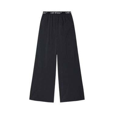 Off-White Logo Band Nylon Pants 'Black'