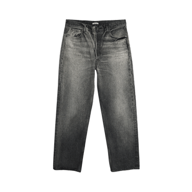 Buy Auralee Selvedge Faded Heavy Denim Wide Pants 'Faded