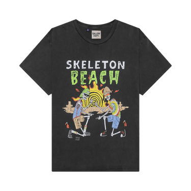 Gallery Dept. Skeleton Beach Tee 'Vintage Black'