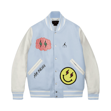 Air Jordan x J Balvin Varsity Jacket 'Celestine Blue'