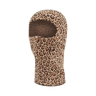 Buy Corteiz Leopard Jacquard Knit Balaclava 'Brown' - 07892