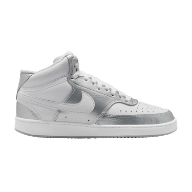 Nike Wmns Court Vision Mid 'Metallic Silver White'