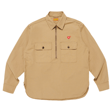 【Human Made】 Zip-Up Work Shirt White Human Made Zip-Up Work Shirt, White – Pancho And Lefty