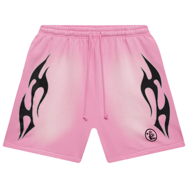 Hellstar x Complex Sports Flame Shorts 'Pink'