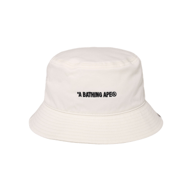 BAPE Logo Bucket Hat 'Ivory'
