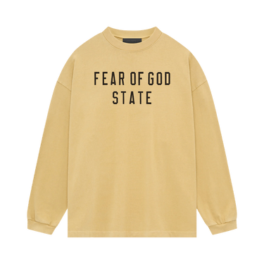 Fear of God Essentials Heavy Long-Sleeve Tee 'Amber'