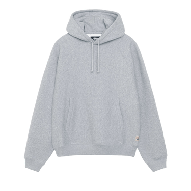 Stussy Fleece Raglan Hoodie 'Grey Heather'