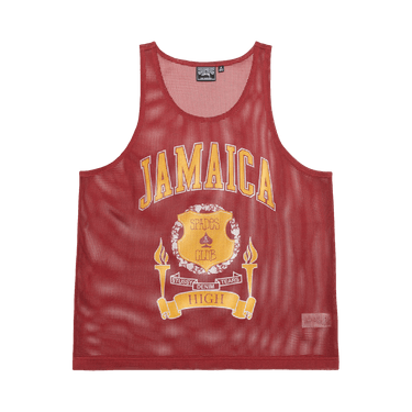 トップス Stussy Denim Tears Mesh Tank Buy Stussy x Denim Tears Mesh Tank 'Cardinal' - 314070 CARD | GOAT UK