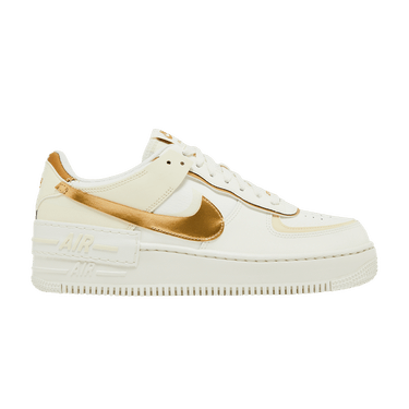 Nike Wmns Air Force 1 Shadow 'Sail Metallic Gold'