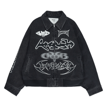 Buy Ambush Patch Denim Bomber Jacket 'Black