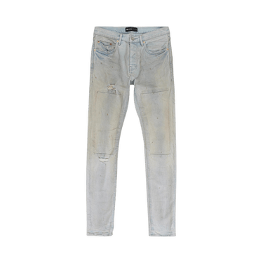 PURPLE BRAND Light Bleached With Front Insert Skinny Jeans 'Indigo'