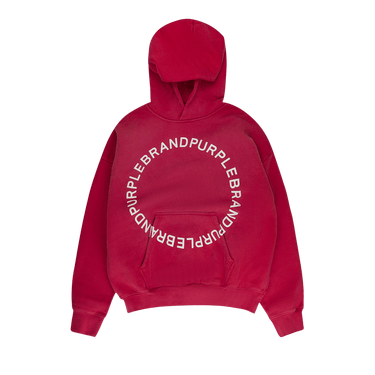 PURPLE BRAND HWT Fleece Pullover Hoodie 'Red'