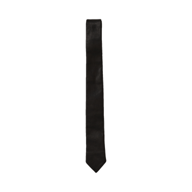 Buy Ann Demeulemeester Sif Tie 'Black' - 05514 10016ADSTB BLAC | GOAT