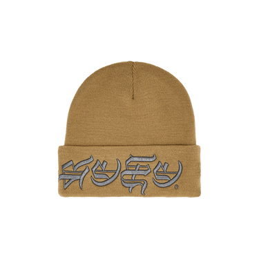 Buy Supreme New Era Blackletter Beanie 'Tan' - SS25BN5 TAN