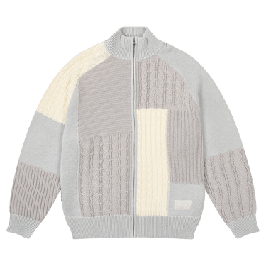 トップス PALACE 25SPRING PATCHWORK ZIP KNIT BLACK PALACE 25SPRING PATCHWORK ZIP KNIT BLACK