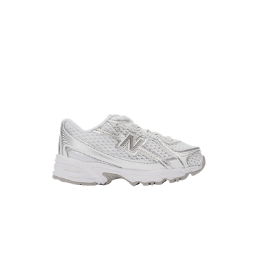 New Balance 740 Bungee Lace Toddler 'White Silver Metallic'