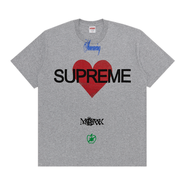 Buy Supreme Announcing Tee 'Heather Grey' - SS25T40 HEATHER GREY