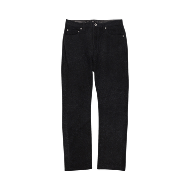 PURPLE BRAND Leather Relaxed Fit Pant Skinny Jeans 'Black'