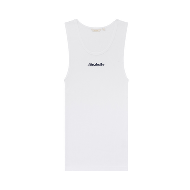 Aimé Leon Dore Embroidered Logo Tank Top 'Bright White'