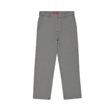 Supreme Work Pant (SS25) White Houndstooth Men's - SS25 - US