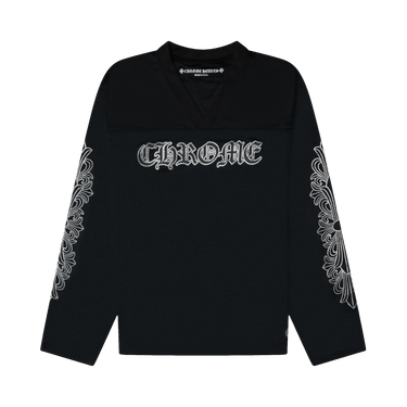 Buy Chrome Hearts Stadium Mesh Long sleeve Jersey 'Black/Gray