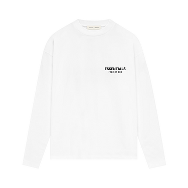 ESSENTIALS クラシックロンクスリフTシャツ 125AS254202F BW Buy Fear of God Essentials Classic Long-Sleeve Tee 'Bright