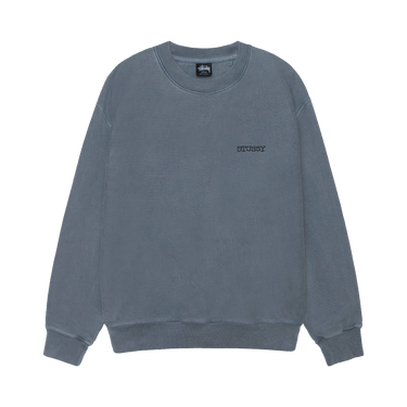 Stussy Jumbo Crew Pigment Dyed 'Navy'