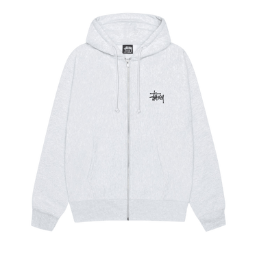 Buy Stussy Basic Zip Hoodie 'Ash Heather' - 1975000 ASHH | GOAT