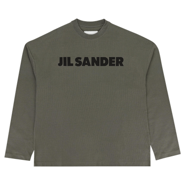 Buy Jil Sander Long-Sleeve Logo T-Shirt 'Olive' - J22GC0136 J20215