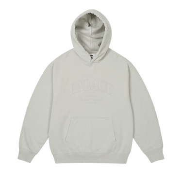 Palace Unitas Pigment Wash Hood 'Concrete Grey'
