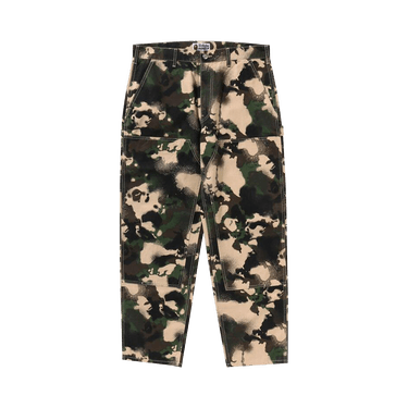 BAPE Map Camo Relaxed Fit Work Pants 'Green'
