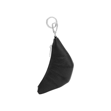 Buy Lemaire Mini Croissant Keyring 'Black' - SL0082 LL0018