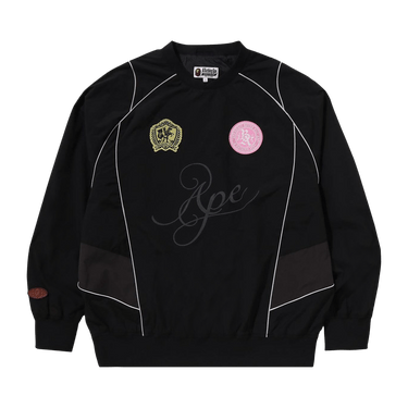 BAPE Multi Logo Relaxed Fit Pullover 'Black'