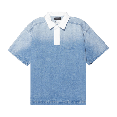 PURPLE BRAND Embossed Polo Shirt 'Indigo'