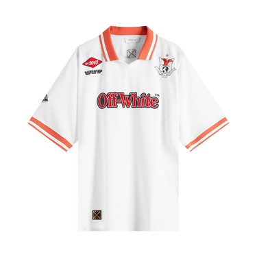 Off-White Eagle Soccer T-Shirt 'White/Red'