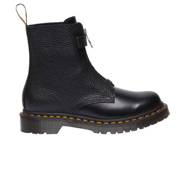 Dr. Martens Wmns 1460 Front Zip Leather Lace Up Boot 'Black'