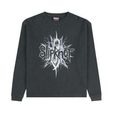 Pleasures x Slipknot Spit Thermal Long-Sleeve 'Faded Black'