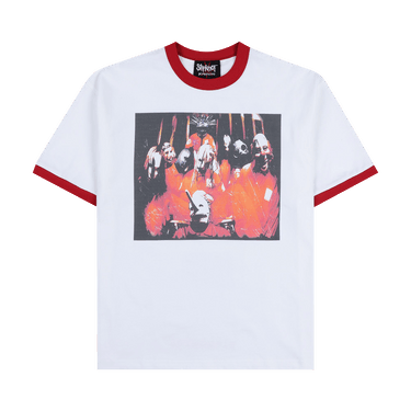 Pleasures x Slipknot Self Titled Ringer Shirt 'White'