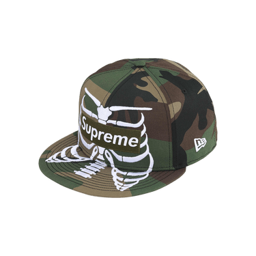 Buy Supreme Bones Box Logo New Era 'Woodland Camo' - SS25H11