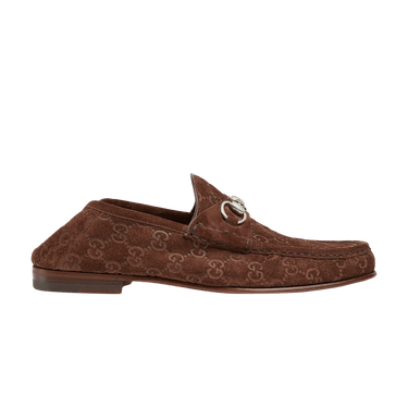 Gucci Horsebit 1953 Loafer 'GG Suede - Dark Brown'