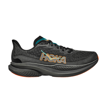 HOKA Mach 6 'Black Electric Tangerine'