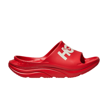 HOKA Ora Athletic Slide 'Vermillion White'