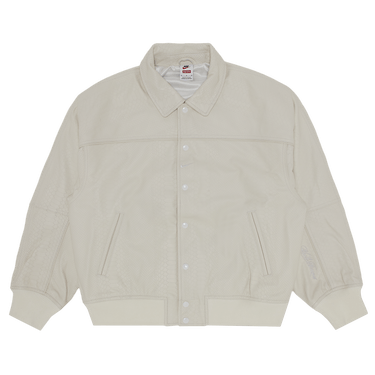 Buy Supreme x Nike Leather Varsity Jacket 'Snakeskin' - SS25J1