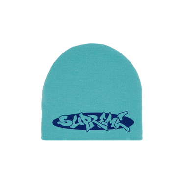 Buy Supreme New World Order Beanie 'Aqua' - SS25BN10 AQUA | GOAT