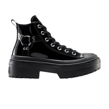 Converse Wmns Chuck Taylor All Star Lugged Heel Platform High 'Black Patent'