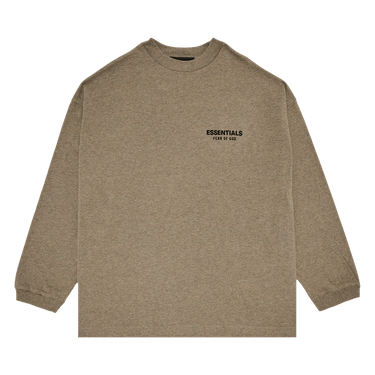 Fear of God Essentials Jersey Long-Sleeve Shirt 'Heather Grey'