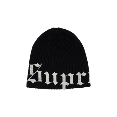 Buy Supreme Old English Printed Beanie 'Black' - SS25BN13