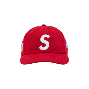 Supreme World Famous S Logo 6-Panel レッド Supreme World Famous S Logo 6-Panel (SS25) - $48