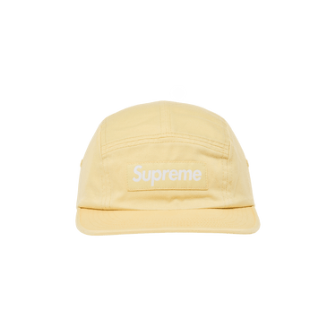 Buy Supreme Washed Chino Twill Camp Cap 'Light Yellow' - SS25H40