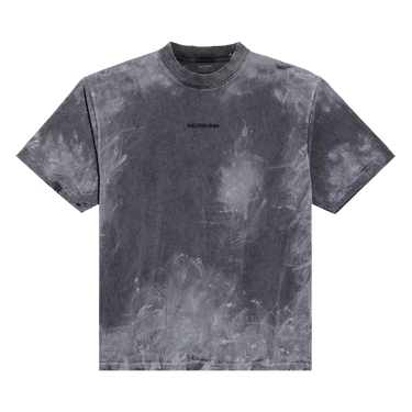 Balenciaga Paint Detailed Crewneck T-Shirt 'Grey'